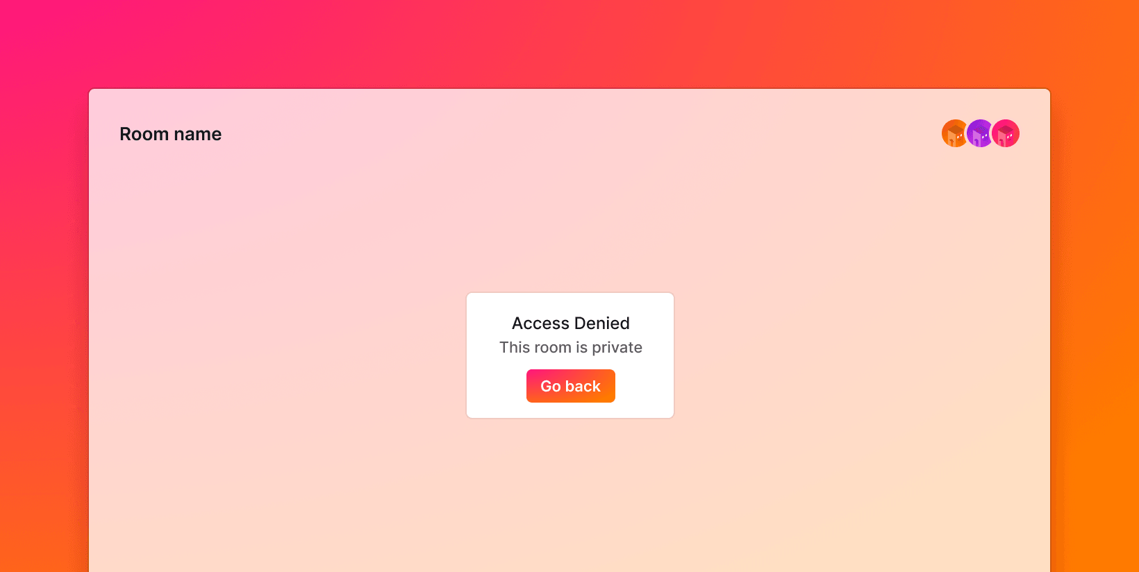 Access denied illustration