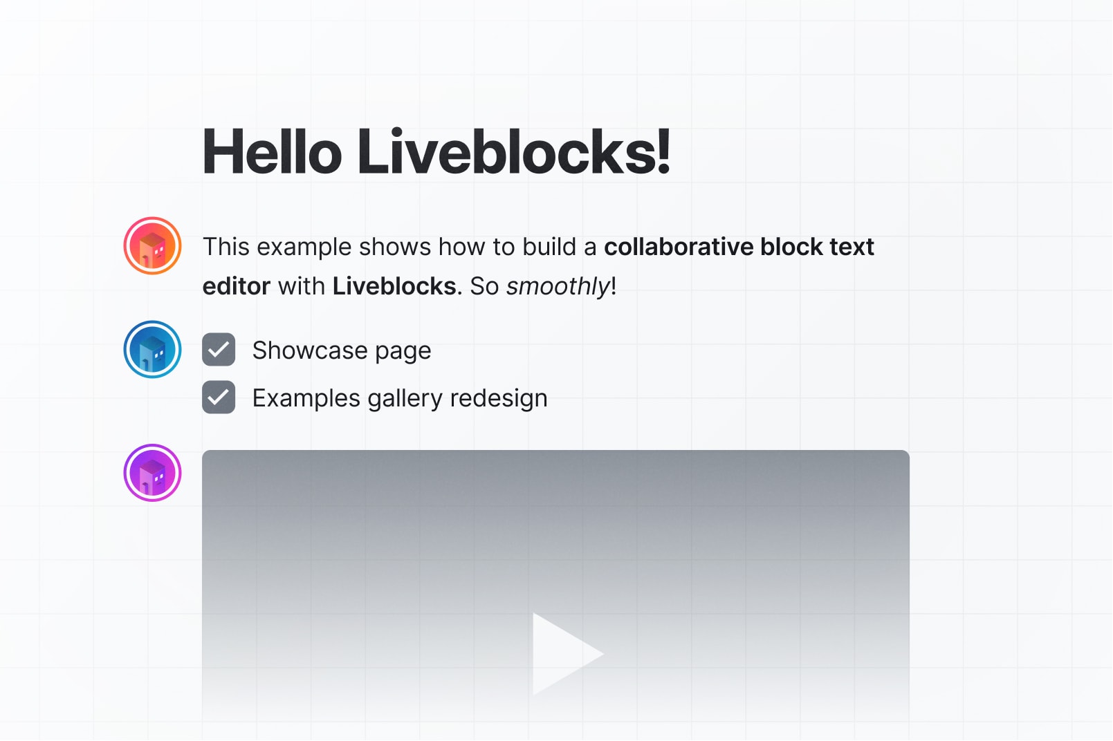 Image of Collaborative Block Text Editor