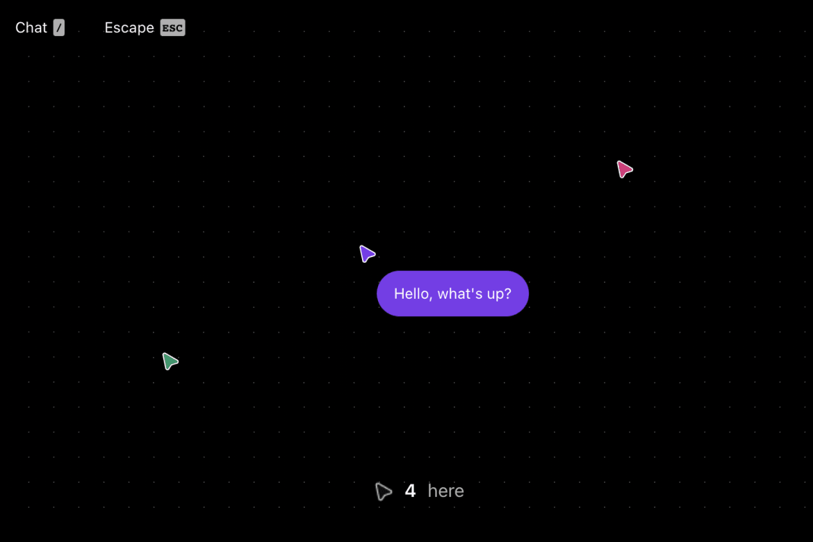 Live Cursors Chat