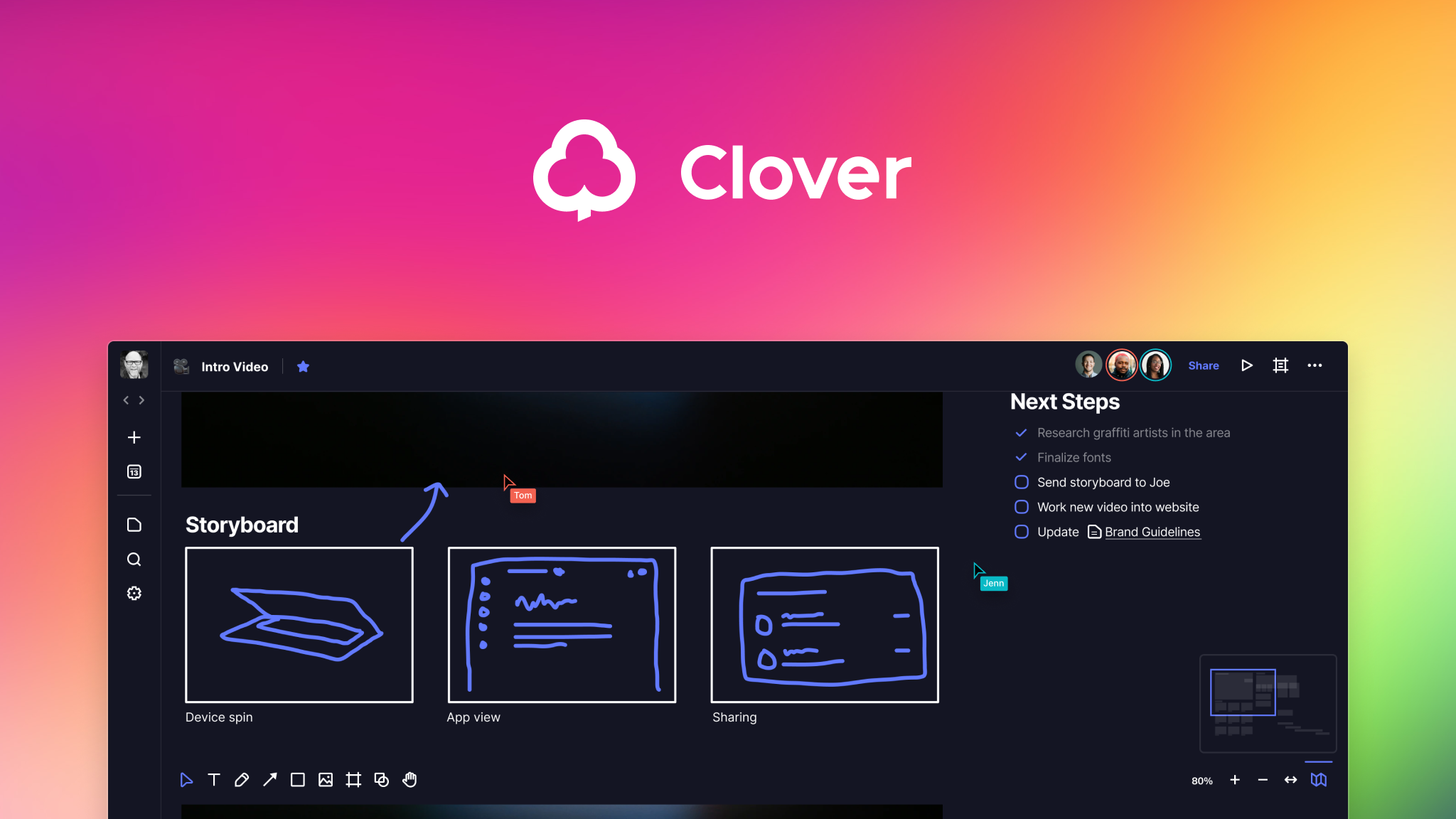 Clover made their product multiplayer in less than a day using Liveblocks